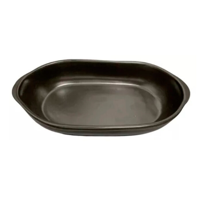 Travessa Cerâmica Oval Petróleo – 38cm X 20cm - G – 2360ml