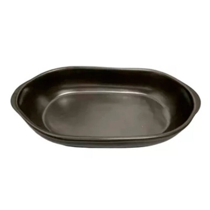 Travessa Cerâmica Oval Petróleo – 32cm X 17cm - M – 1600ml