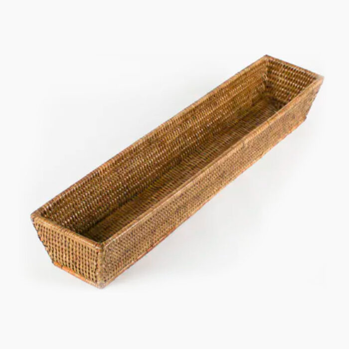 Bandeja de Rattan Retangular 62 cm