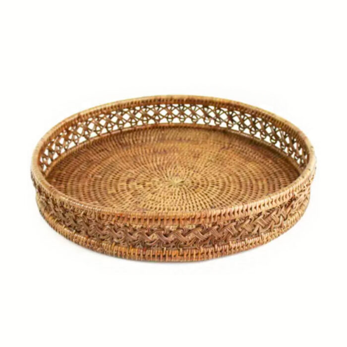 Bandeja de Rattan Redonda P 41 X 7 cm
