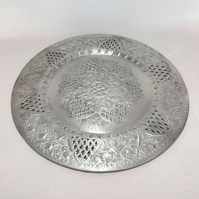 Bandeja Redonda Em Alumínio Decorativa - 260522