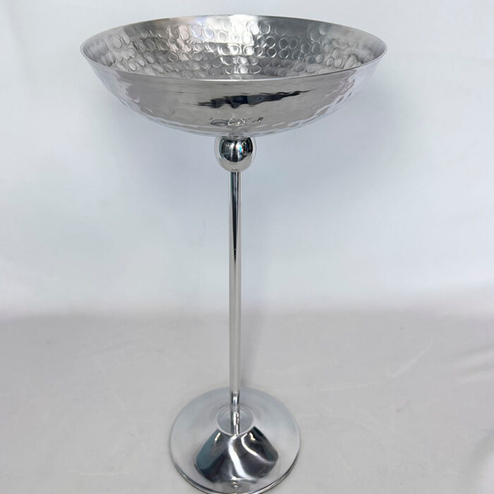 Bowl Martelado Em Alumínio Com Haste G Ki(2942Al)