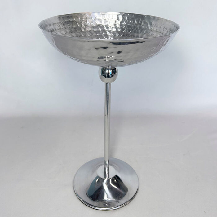 Bowl Martelado Em Alumínio Com Haste M Ki(2941Al)
