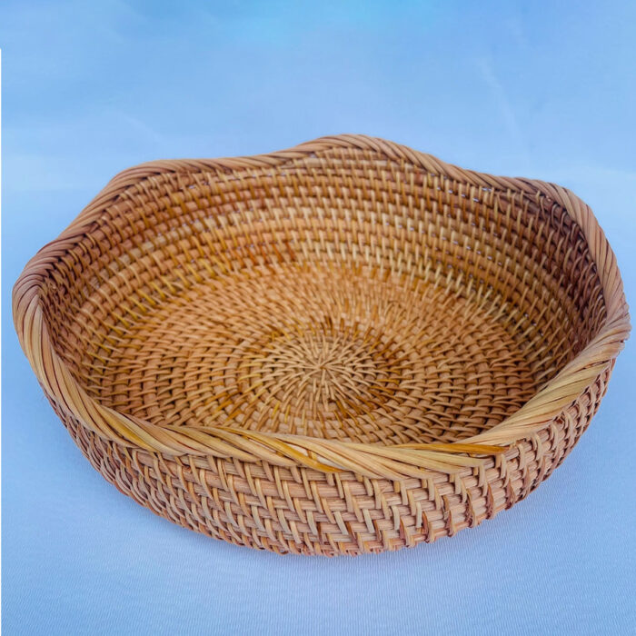 Cesta Rattan Ondulada - 25 cm