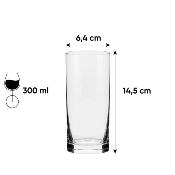 Copo De Whisky Longo Cristal Oxford - Ox93154 - Imagem 2