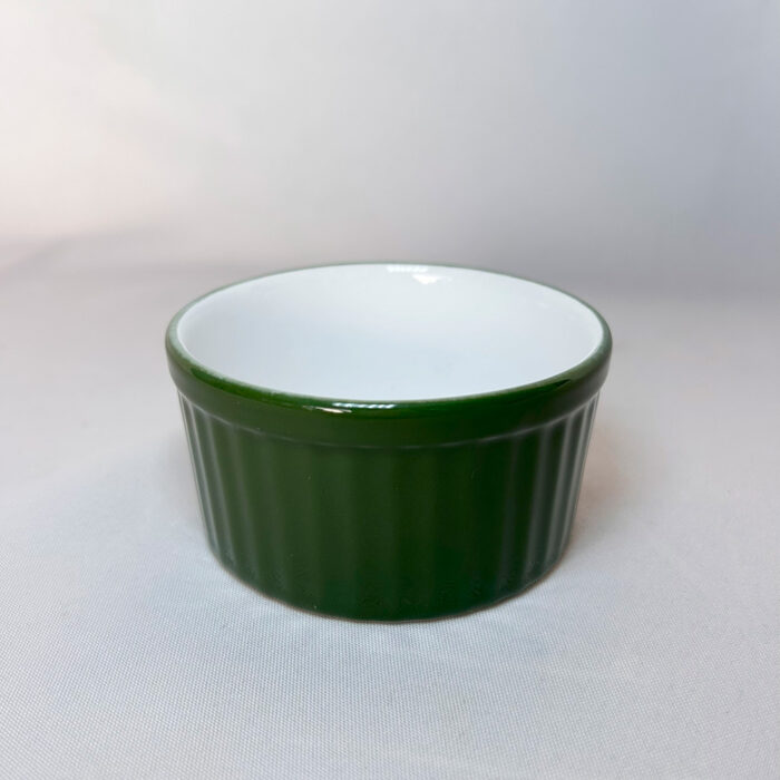 Ramequim Redondo Canelado Verde Oxford - 10cm 180ml - Ox(82272)